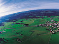Vue aérienne panoramique